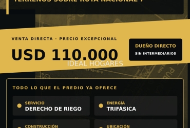 Terreno y solar-Suelo para equipamiento-Terrenos en Uspallata, Mendoza,  Argentina 
